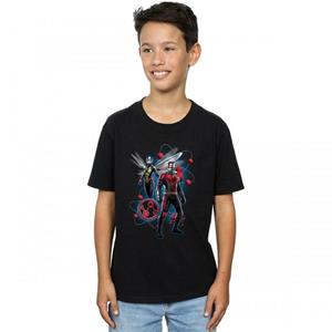 Ant-Man And The Wasp Ant-Man en de Wasp Boys Particle Pose katoenen T-shirt 12-13 wit