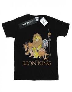 Disney Heren The Lion King Groep T-shirt L wit