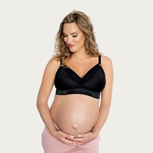 momtobe Voedingsbh / Zwangerschapsbh LoveMe Black