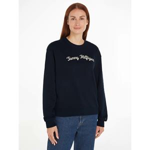 Tommy Hilfiger MDRN Regularcript Logo Crewweater Dames