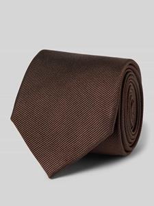 Profuomo Zijden stropdas in effen design (8 cm)