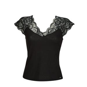 MORGAN T-shirt met korte mouwen en kant