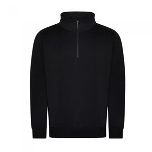 PRO RTX herensweatshirt met kwartrits L houtskool