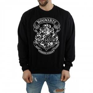 Harry Potter heren Hogwarts Crest katoenen sweatshirt L zwart