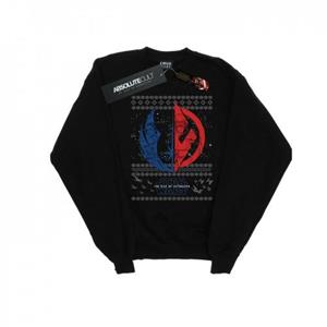 Star Wars Mens The Rise Of Skywalker Christmas Split Symbol Sweatshirt L zwart