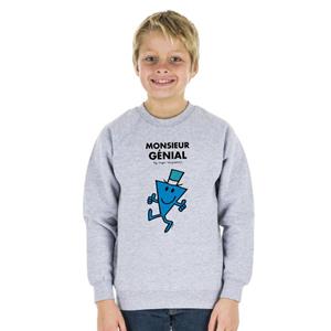 Monsieur Madame MONSIEUR GÉNIAL Kindersweater 4 ans heide grijze kleur