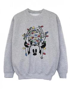 Disney jongens Mickey Mouse kerst hoofdlichten sweatshirt 9-11 Years wit