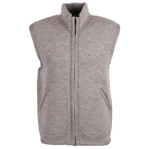 Albmerino - Bodywarmer Vilt met Opstaande Kraag - Wollen bodywarmer, grijs
