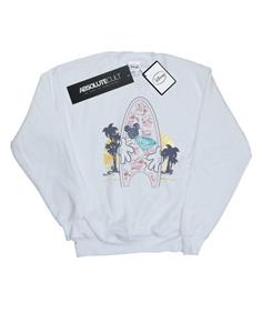 Disney Mickey Mouse Surf Fever-sweatshirt voor jongens 12-13 wit