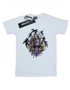Marvel Boys Avengers Endgame Krijgsheer Thanos T-shirt 12-13 wit