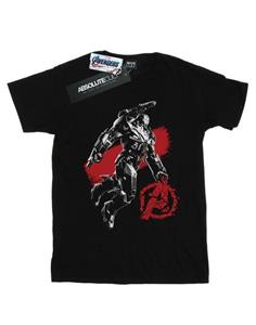 Marvel Boys Avengers Endgame Mono War Machine T-shirt 12-13 zwart