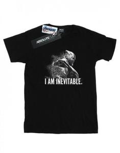 Marvel Boys Avengers Endgame ik ben onvermijdelijk T-shirt 12-13 wit