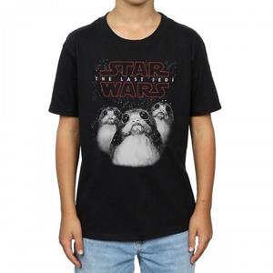 Pertemba FR - Apparel Star Wars: Het laatste Jedi jongens Porg katoenen T-shirt 12-13 zwart