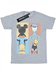 Disney Mickey Mouse T-shirt met vier ruggen voor jongens 9-11 Years wit