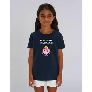 Monsieur Madame PRINSES IN BASKETBAL IT Kinder T-shirt 2 ans marineblauwe kleur