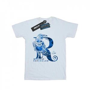 Harry Potter meisjes Ravenklauw Raven katoenen T-shirt 12-13 wit