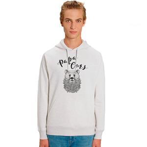 We are family Herenhoodie - PAPA BEER XS vuilwit