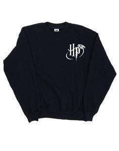 Harry Potter Mens Logo Pocket Sweatshirt L marineblauwe kleur
