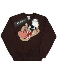 Looney Tunes Heren Tasmaanse duivel gezicht sweatshirt L Chocola
