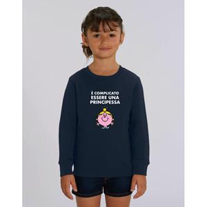 Monsieur Madame Sweat Enfant C EST COMPLIQUE D ETRE UNE PRINCESSE IT 4 ans marineblauwe kleur