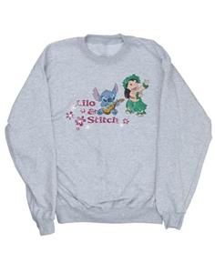 Disney Lilo en Stitch Hawaii-sweatshirt voor meisjes 12-13 grijs