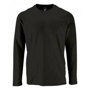 SOLS Heren Imperial T-shirt met lange mouwen L wit