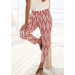 Lascana 7/8-broek met brede boord, lichte zomerbroek met zakken, strandbroek