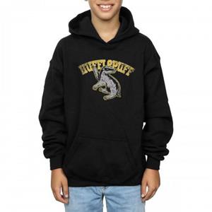 Harry Potter jongens Huffelpuf katoenen hoodie 12-13 zwart