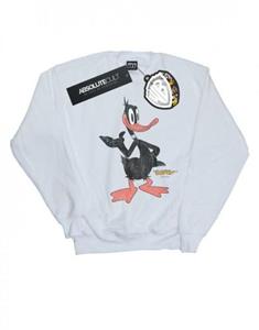 Looney Tunes jongens Daffy Duck Distressed Sweatshirt 12-13 wit