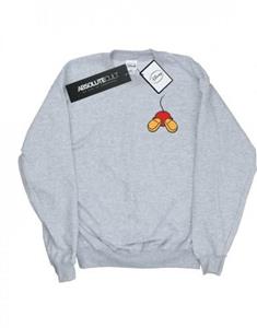 Disney Mickey Mouse-sweatshirt met print op de achterkant van de borst voor jongens 9-11 Years wit