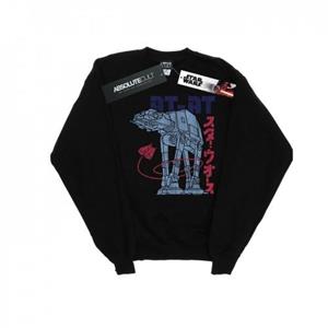 Star Wars Kanji AT-AT-sweatshirt voor jongens 12-13 wit