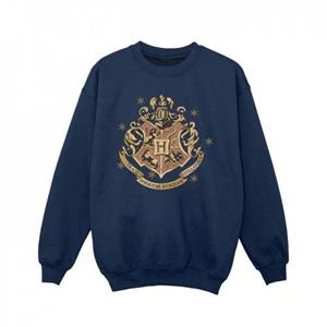 Harry Potter meisjes gouden Zweinstein Crest Sweatshirt 12-13 marineblauwe kleur