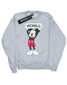 Disney Mickey Mouse Chill-sweatshirt voor meisjes 12-13 grijs