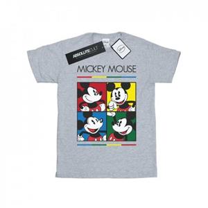 Disney jongens Mickey Mouse vierkante kleur T-shirt 9-11 Years wit