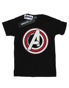 Marvel Girls Avengers Endgame What It Takes Symbol katoenen T-shirt 12-13 zwart