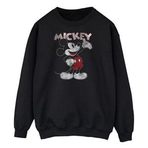 Disney Heren presenteert Mickey Mouse Sweatshirt XXL zwart