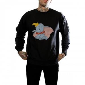 Dumbo Heren klassiek katoenen sweatshirt L zwart