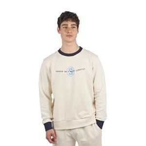 SUPERB BeHappy SPRBSU-2201 Crew Neck Sweatshirt met lange mouwen voor heren L beige