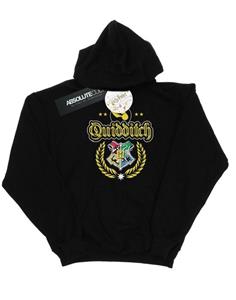 Harry Potter Heren Zwerkbal Crest Hoodie L zwart