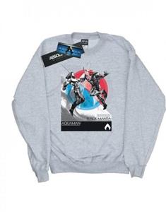 DC Comics jongens Aquaman versus zwart Manta sweatshirt 12-13 wit