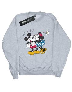 Disney jongens Mickey Mouse Mickey en Minnie Kiss sweatshirt 12-13 grijs