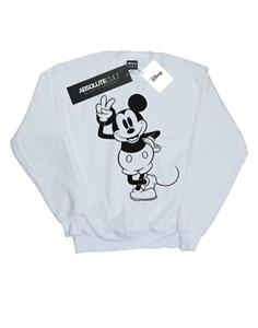 Disney Mickey Mouse Peace Hand-sweatshirt voor jongens 12-13 wit