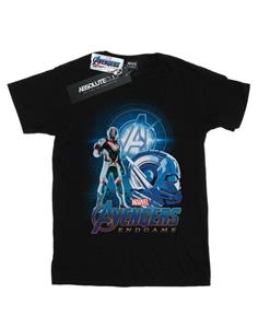 Marvel Boys Avengers Endgame Ant-Man teampak T-shirt 12-13 zwart