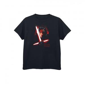 Pertemba FR - Apparel Star Wars: The Last Jedi Boys Kylo Ren geborsteld katoenen T-shirt 12-13 zwart