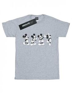 Disney jongens Mickey Mouse vier emoties T-shirt 12-13 wit