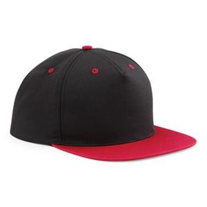 Beechfield unisex 5 panelen contrasterende snapback-pet One size