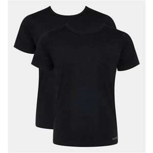 Sloggi Men go abc 2.0 heren shirt o-neck 2 pack black maat xs 1 Stuk