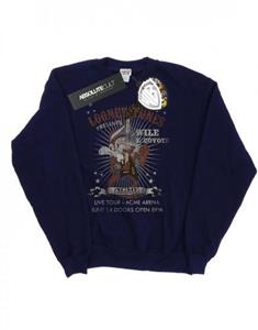 Looney Tunes Heren Wile E Coyote gitaarsweater L wit