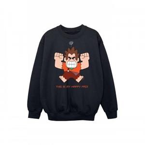 Disney jongens Wreck It Ralph Happy Face Sweatshirt 9-11 Years wit