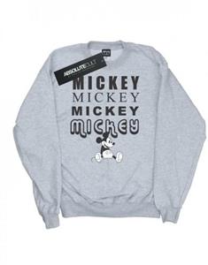 Disney jongens Mickey Mouse zittend sweatshirt 9-11 Years wit
